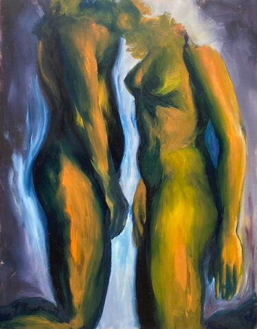 Rift.16 x 20.Oil on canvas.2022
